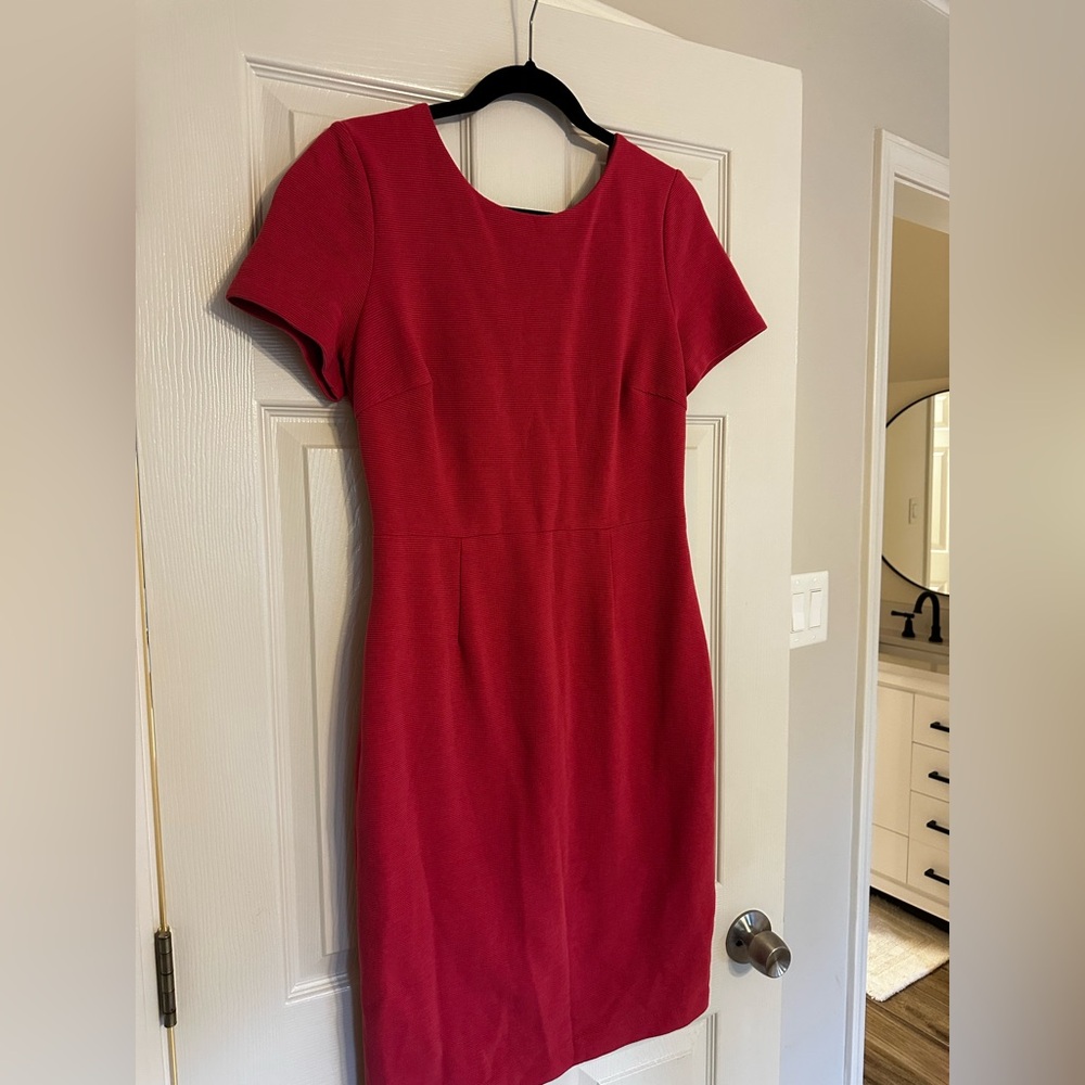 Fuchsia pink Boden sheath dress